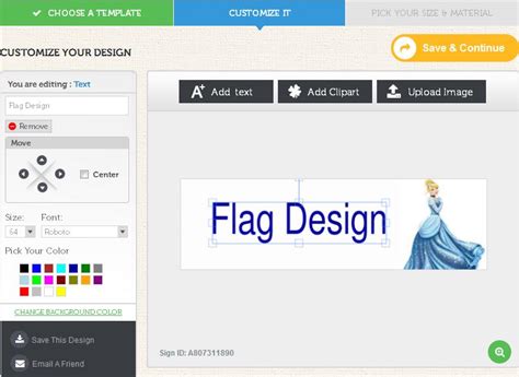 Custom Online Flag Design Software To Design Promotional Flag
