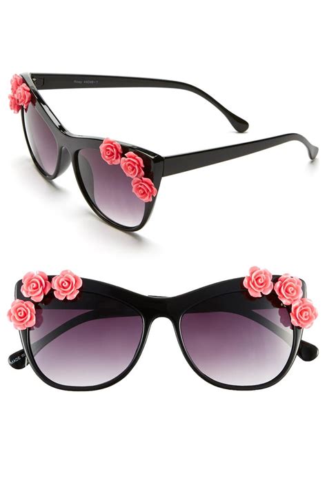 Bp 55mm Flower Embellished Sunglasses Nordstrom