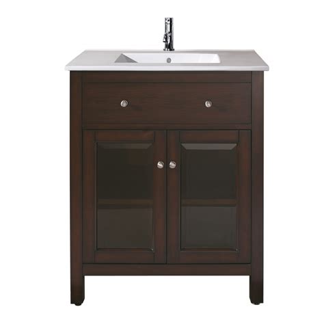 20 to 24 inches depth: 24 Inch Single Sink Bathroom Vanity with Choice of Top ...