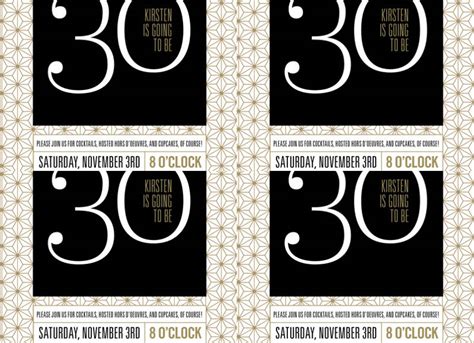 What to get your boyfriend for his birthday. colorful 30th birthday party invitation