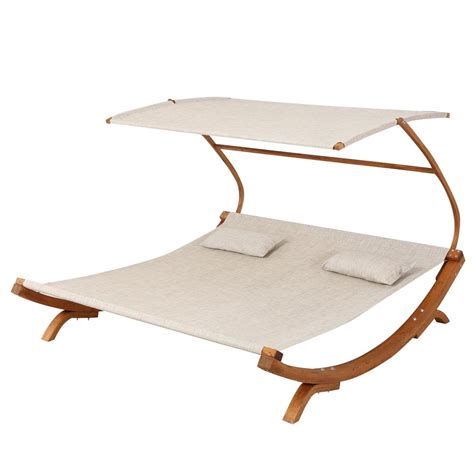 A wooden hammock stand requires basic materials and tools, so any person that knows the basic woodworking techniques can get the job done. Noble House San Juan 7 ft. Free Standing Outdoor Hammock ...