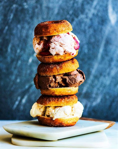 Whole foods ice cream sandwiches. Doughnut Ice Cream Sandwiches - | heinstirred.com - Food ...