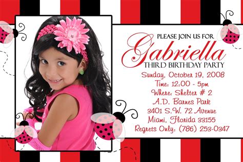 7th Birthday Invitation Template Free