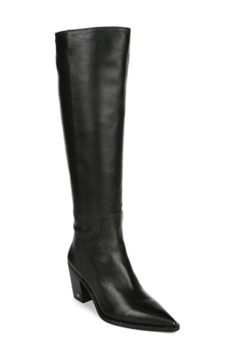 Womens Sam Edelman Lindsey Pointed Toe Knee High Boot Size 65 M