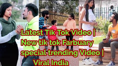 Latest Tik Tok Video New Tik Tok Farbuary Special Trending Video