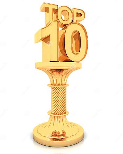 Top 10 Award Stock Illustration Illustration Of Gold 18347615