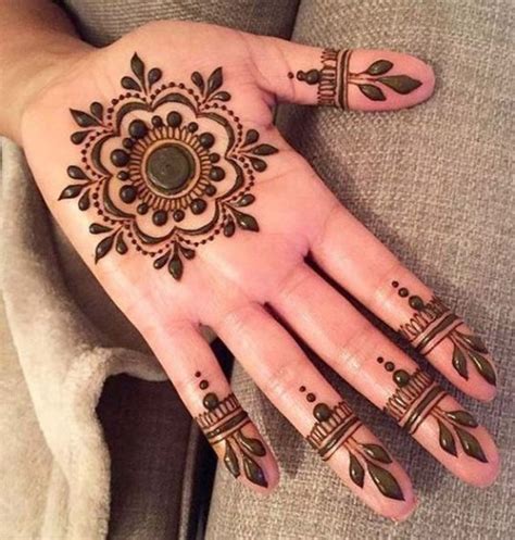 Simple And Easy Mehndi Designs For Back Hand And Front Hand Delhi