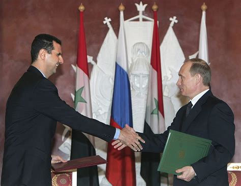 syria s assad meets with putin in moscow daily sabah