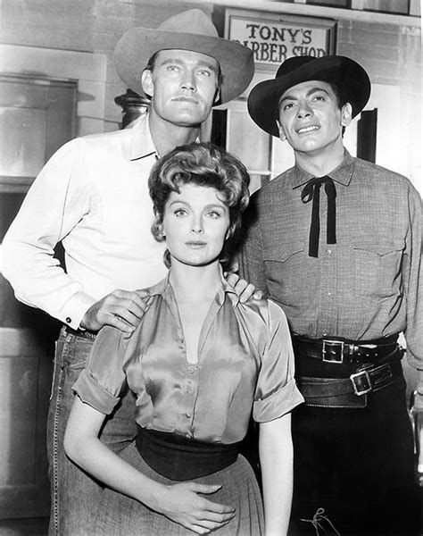 Chuck Connors Patricia Blair Ed Ames The Rifleman 1962 Chuck