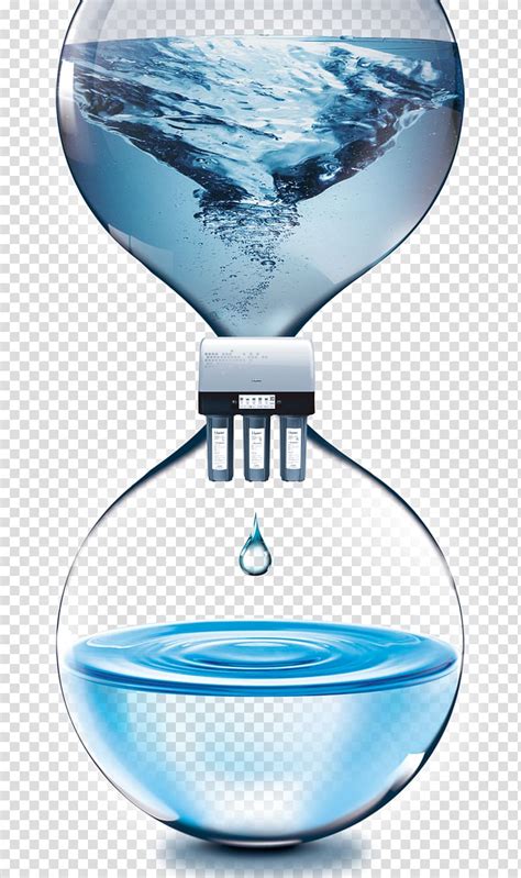 Water Filter Water Purification Filtration Hourglass Transparent