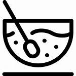 Icon Breakfast Bowl Svg Cereals Icons Coffee