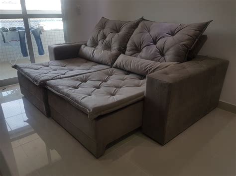 You will also find a variety of top quality sofa beds that you can easily afford, and impress your guests with your new purchase. Sofá Dallas Retrátil E Reclinável 4 Lugares 2,32cm - R$ 1 ...