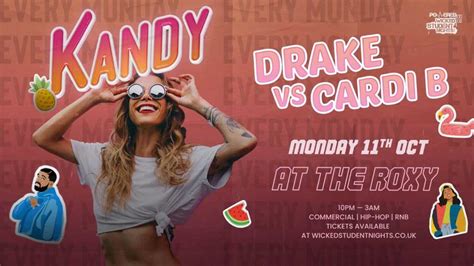 Kandy Drake Vs Cardi B The Roxy Drinks At The Roxy London