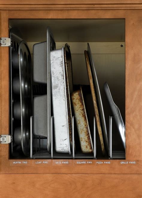 Easily Organize Your Baking Pans In Any Cabinet The Homes I Have Made