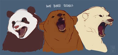 We Intense Bears We Bare Bears Bare Bears Bear Sketch