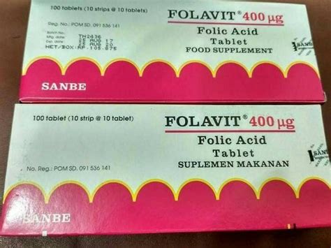Folic acid and male fertility. Jual Folavit 400UG asam folat folic acid ibu hamil ...