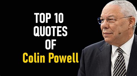 Top 10 Quotes Of Colin Powell Youtube