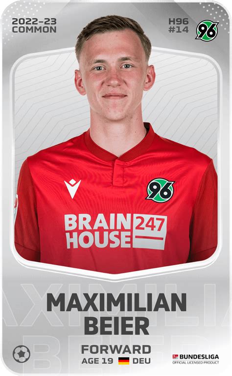 Common Card Of Maximilian Beier 2022 23 Sorare