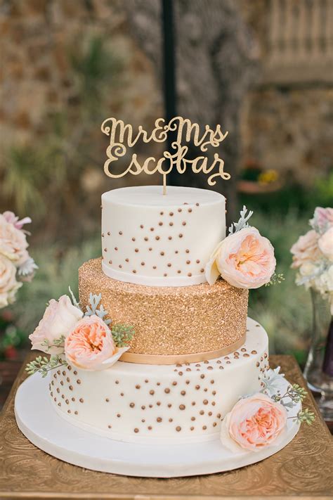 Romantic Peach And Gold Garden Wedding Every Last Detail