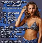 Jennifer Aniston Exercise Routine Images