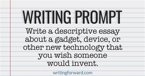 Write a descriptive essay about a gadget, device, or other ...