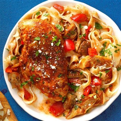 The recipes show you how to prepare tasty, healthy meals. 29 Diabetic-Friendly Pasta Dinners | Chicken chardonnay recipe, Italian chicken recipes, Heart ...