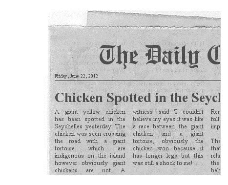 Finding information from newspapers (s d jones) doc. Web Wonder Week #5 - Newspaper clipping | Tes