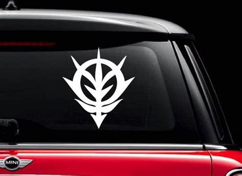 Zeon Logo Gundam Vinyl Decal Sticker For Car Window Wall Etsy