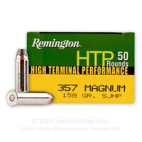 Bulk 357 Mag Ammo For Sale 158 Gr Sjhp Remington High Terminal Performance Ammunition In Stock