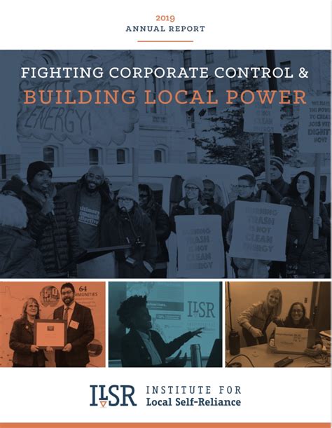 Through this report, you will get a window into root & rebound's work not just on a systemic. ILSR's 2019 Annual Report: Building Local Power ...