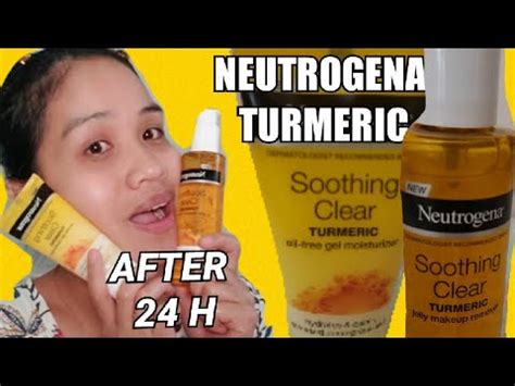 I Tried Neutrogena Soothing Clear Turmeric Oil Free Gel Moisturizer