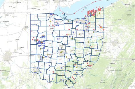 Interactive Map Of Earthquakes In Ohio American Geosciences Institute