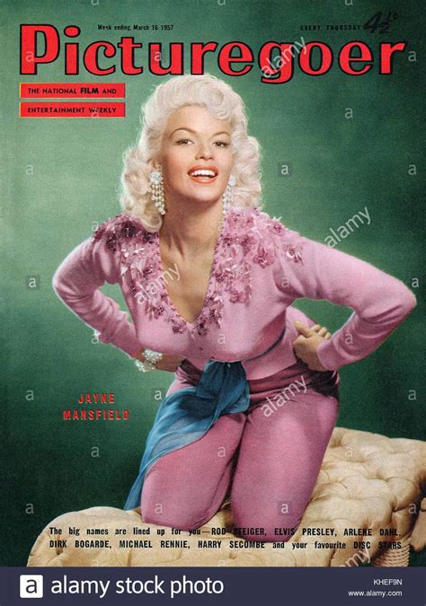 front cover of picturegoer magazine for 16th march 1957 jayne mansfield mansfield movie