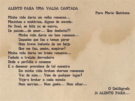 Poemas Curtos Mario Quintana