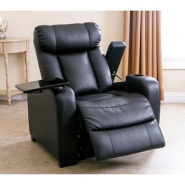 Find theater seating at wayfair. Larson Leather Power Reclining Home Theater Chair, Black ...