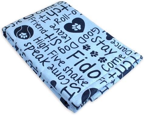 Dii Bone Dry Good Dog Printed Microfiber Dog Bath Towel