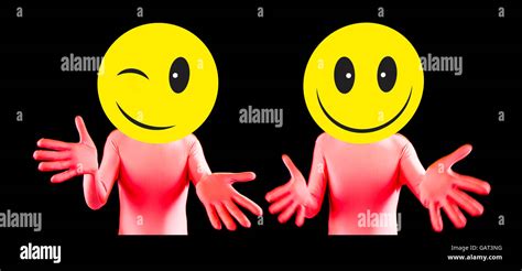Acid House Smiley Rave Dancer Stock Photo Alamy