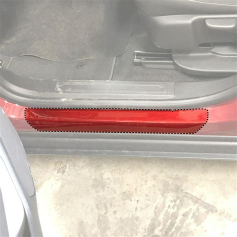 Red Hound Auto Door Sill Paint Protection Film Compatible With Gmc