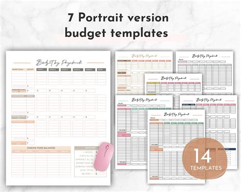 Paycheck Budgetfinance T Budget Plannerbudget By Etsy