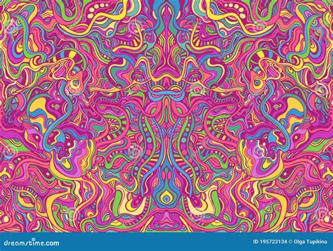 Hippie Trippy Psychedelic Rainbow Background Lsd Colorful Wallpaper Abstract Hypnotic Illusion