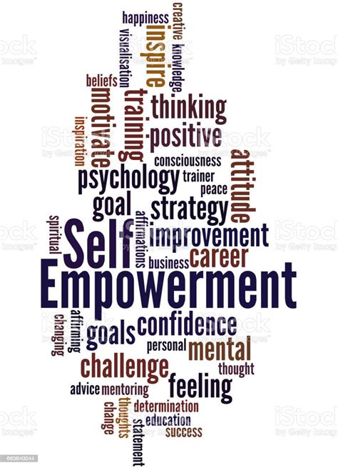Self Empowerment Word Cloud Concept 6 Stock Illustration Download