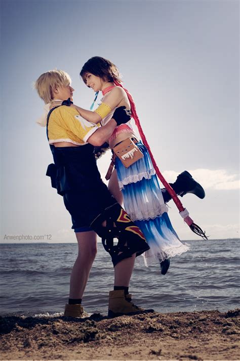 Final Fantasy Cosplay Happy Final Fantasy Yuna And Tidus