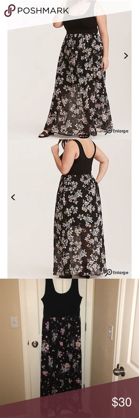 About 9% of these are women's tank tops, 0% are fitness & yoga wear. Torrid floral chiffon maxi tank top dress Size 2 Torrid ...