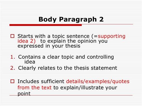 How To Start A First Body Paragraph In An Essay We Do Each Paragraph Piece By Piece A Little