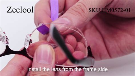 How To Replace The Lenses In Glasses Youtube