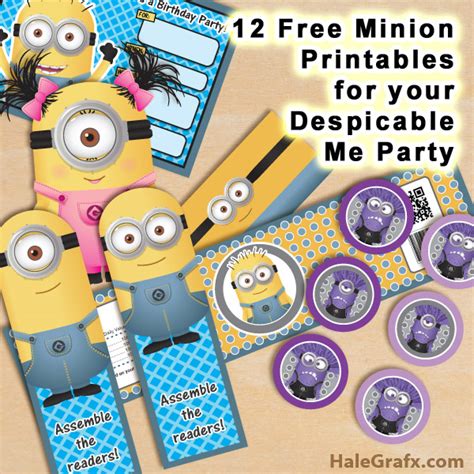 12 Free Minion Printables For Your Upcoming Despicable Me Party