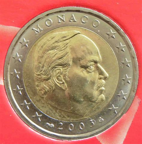 Monaco Euro Coins Unc 2003 Value Mintage And Images At Euro Coinstv