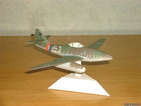 Messerschmitt Me262 Schwalbe из бумаги модели сборные бумажные
