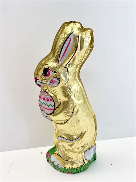 Standing Foiled Bunny Mitchells Fine Chocolates