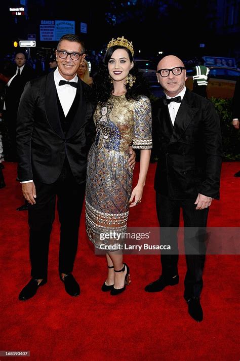 Stefano Gabbana Katy Perry And Domenico Dolce Attend The Costume